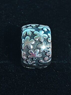 Authentic Pandora Flowers Clip – 790533 Sterling Silver Retired Rare